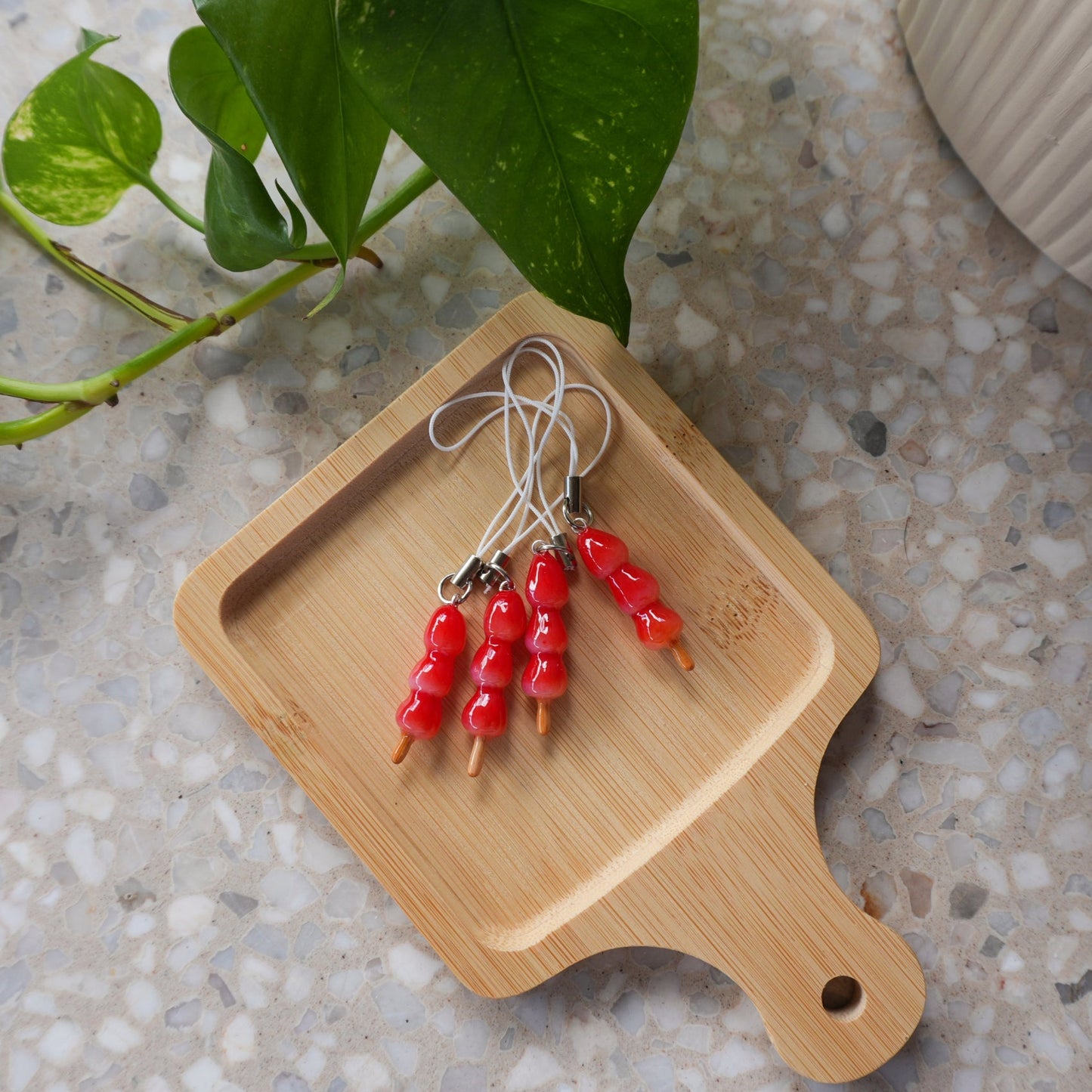 Strawberry Tanghulu Phone Charm